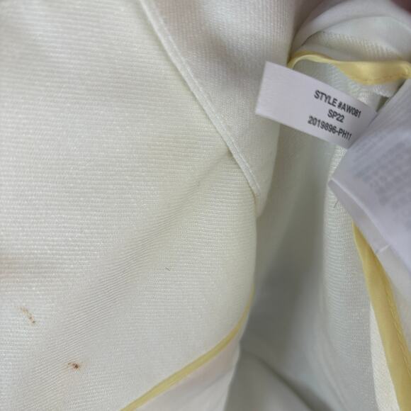 J Crew Bristol Linen Blazer 4 White Double Breasted Jacket AW081 J.Crew Nautical - Picture 7 of 10